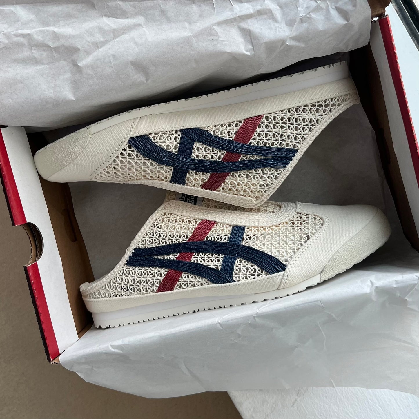 Onitsuka Tiger Mexico 66 Sabot “Cream/Mako Blue”