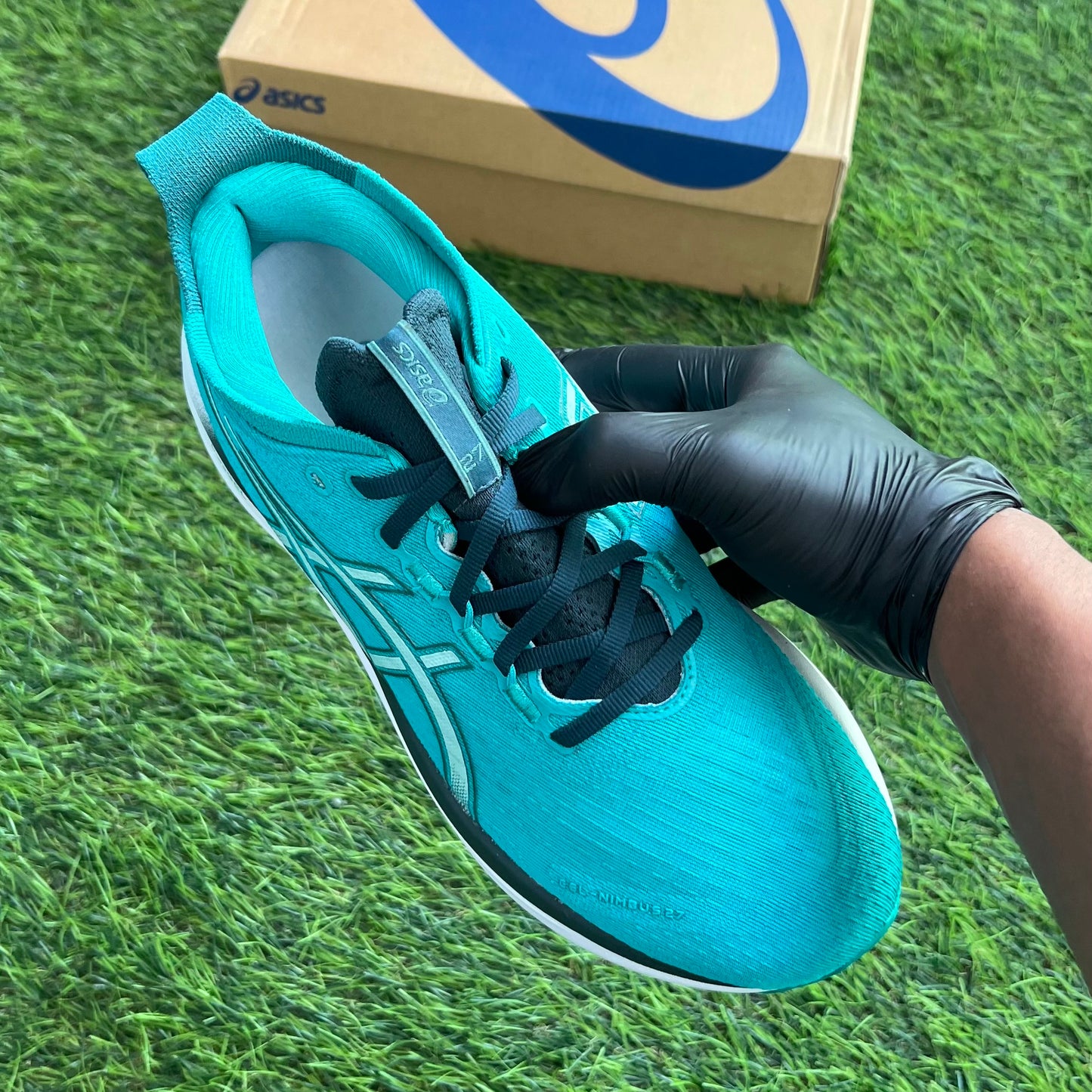 Asics Gel Nimbus 27 "Wave Teal/Saxon Green"