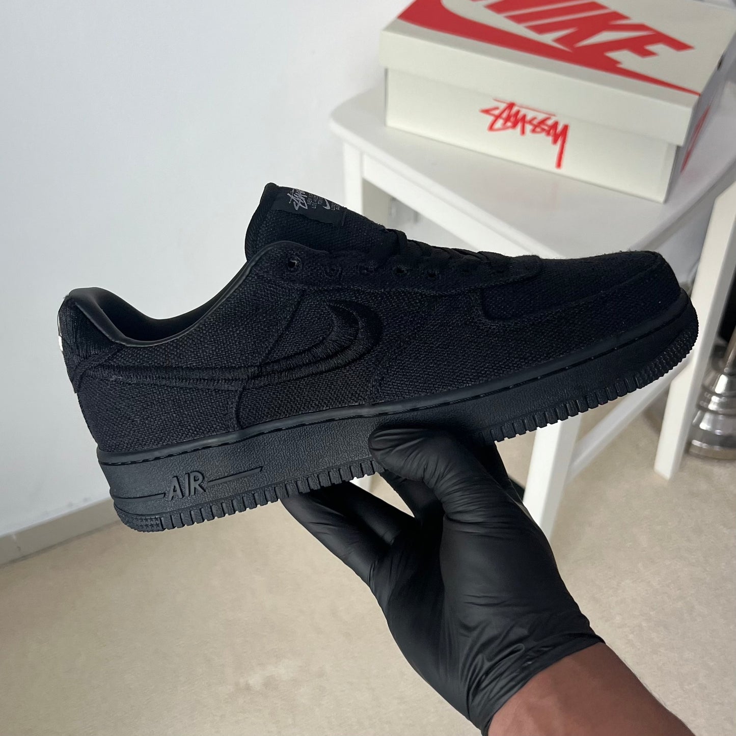 Nike x Stüssy Air Force 1 Low "Black"