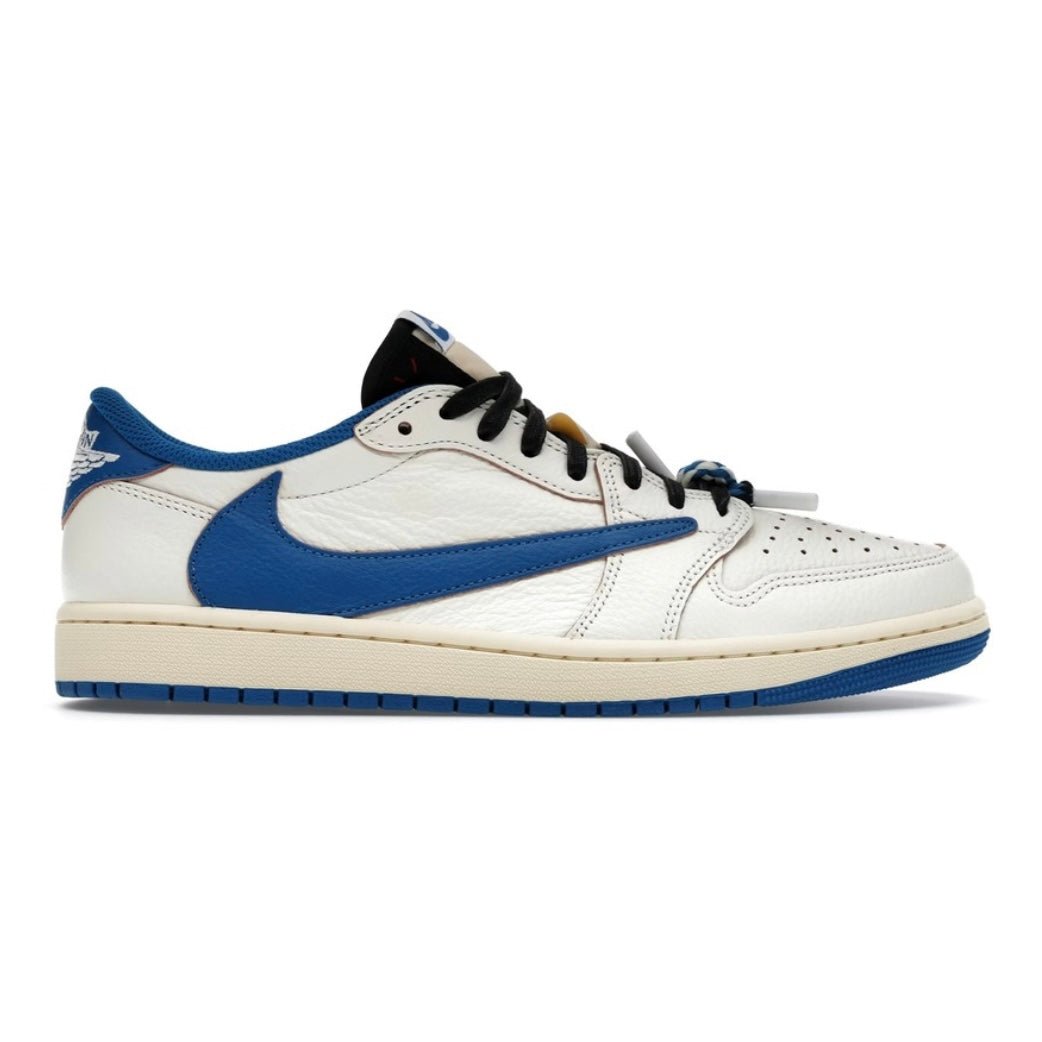 Air Jordan 1 Low x Travis Scott x Fragment “Sail Military Blue”