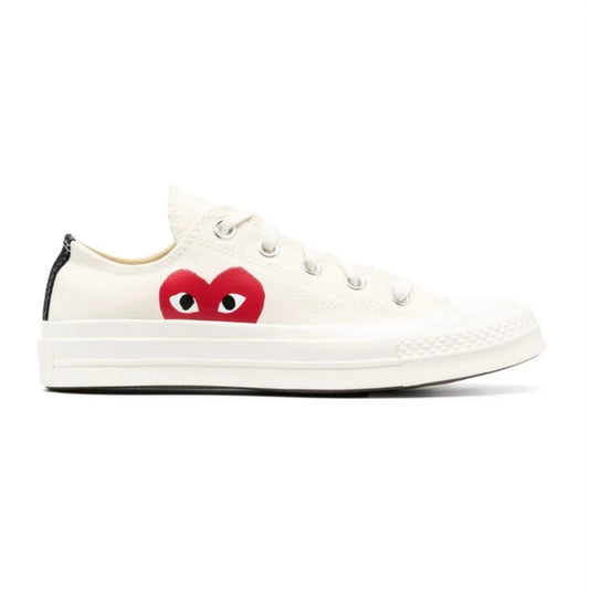 Converse x Comme Des Garçons Play Chuck 70 OX "Half Heart White"