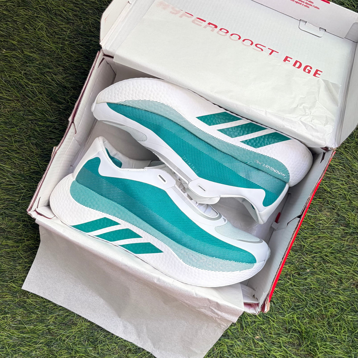 Adidas Hyper Boost Edge “White EQT Green”