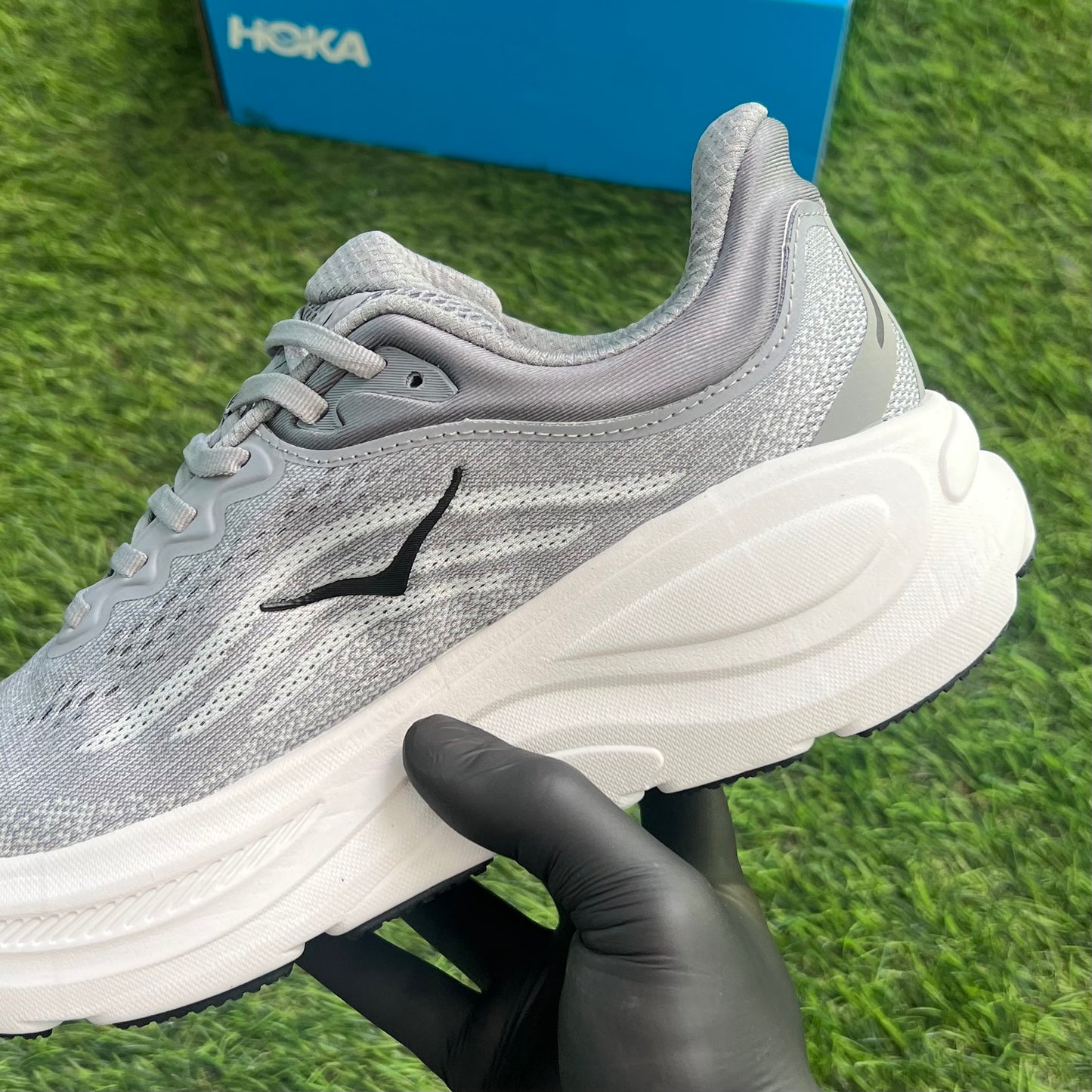 Hoka One One Bondi 9 "Galactic Grey/Stellar Grey"