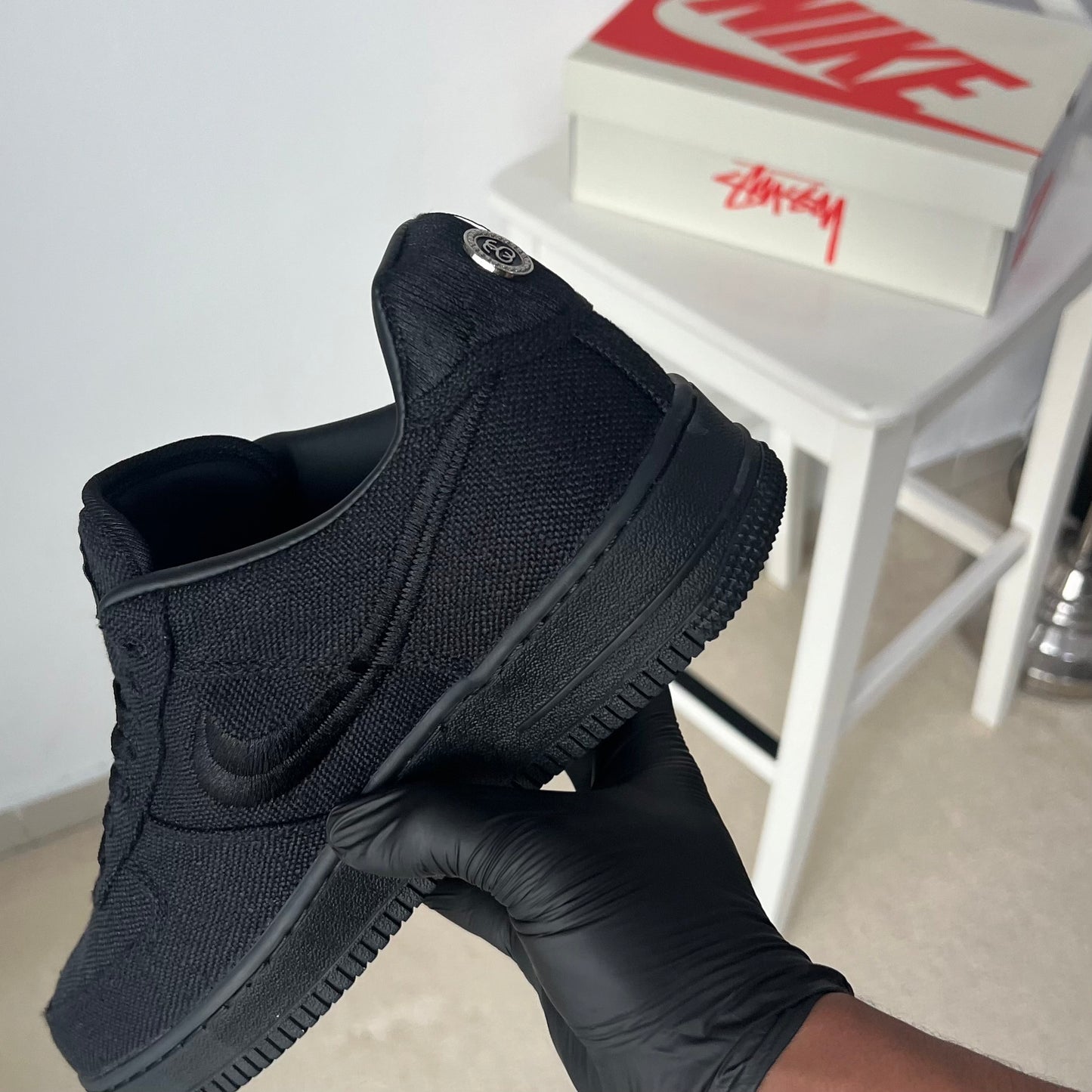 Nike x Stüssy Air Force 1 Low "Black"