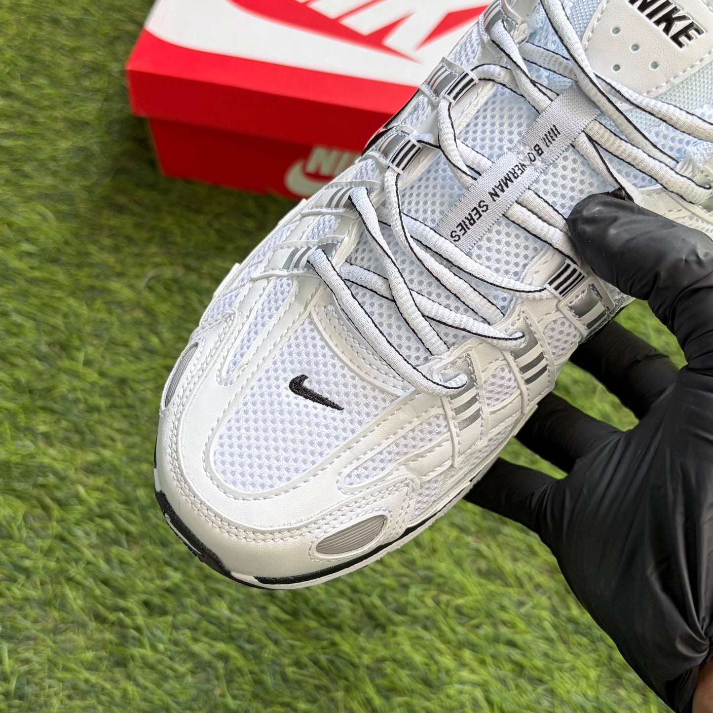 Nike P-6000 "White Metallic Silver Black"