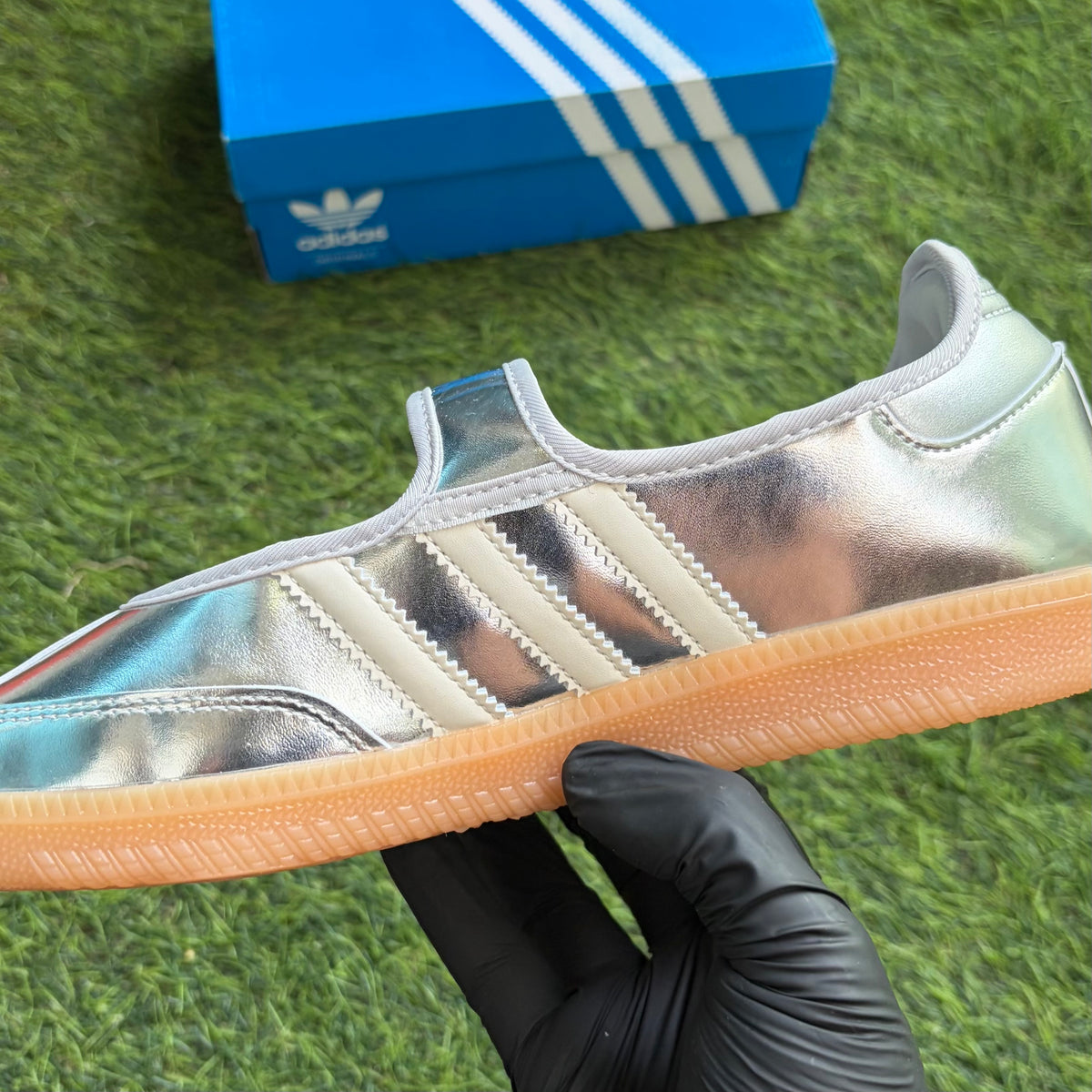 Adidas Samba Jane “Silver Metallic Off White”