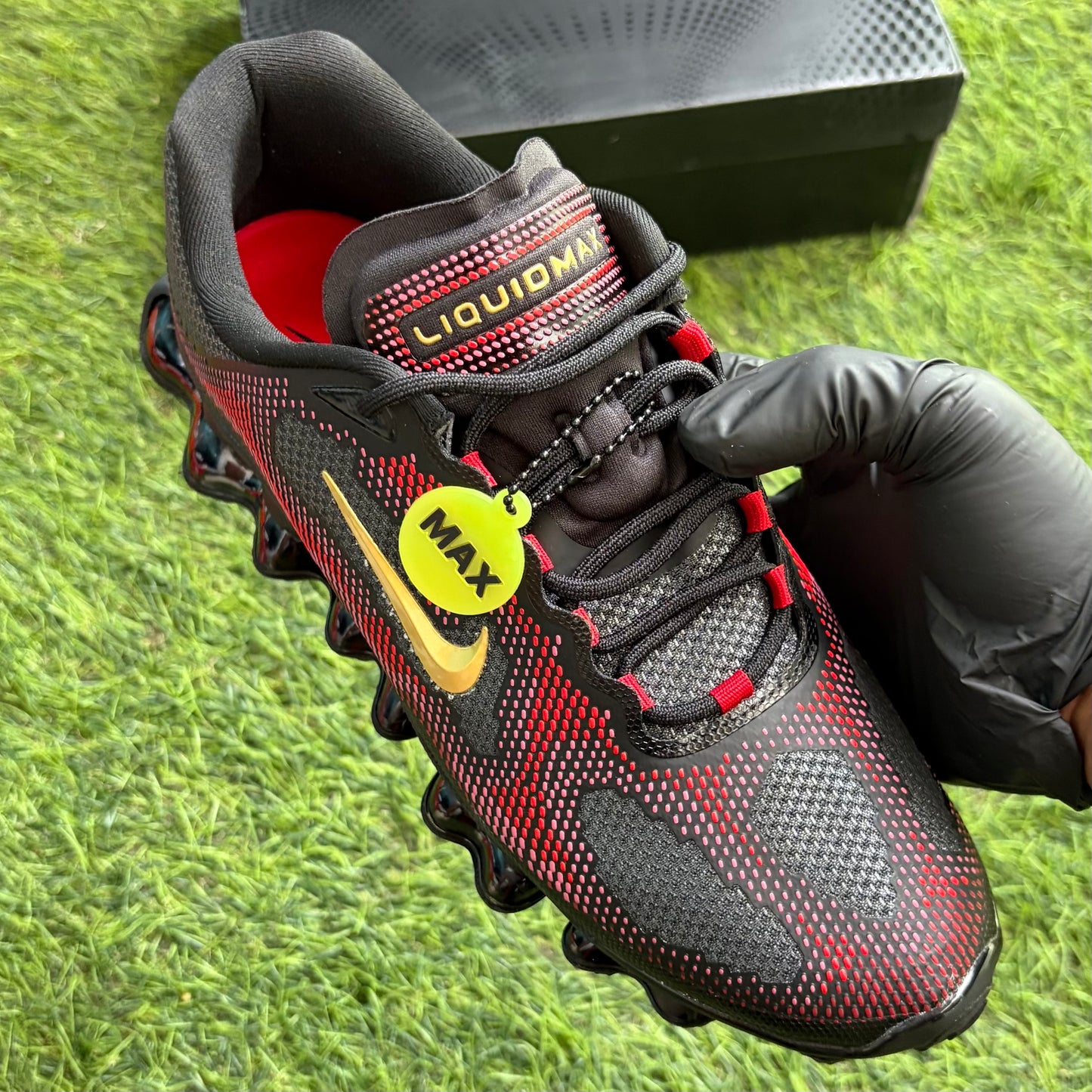 Nike Air Liquid Max “Bright Crimson Fire Red”