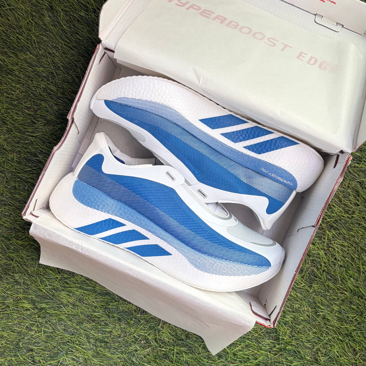 Adidas Hyper Boost Edge “White EQT Blue”