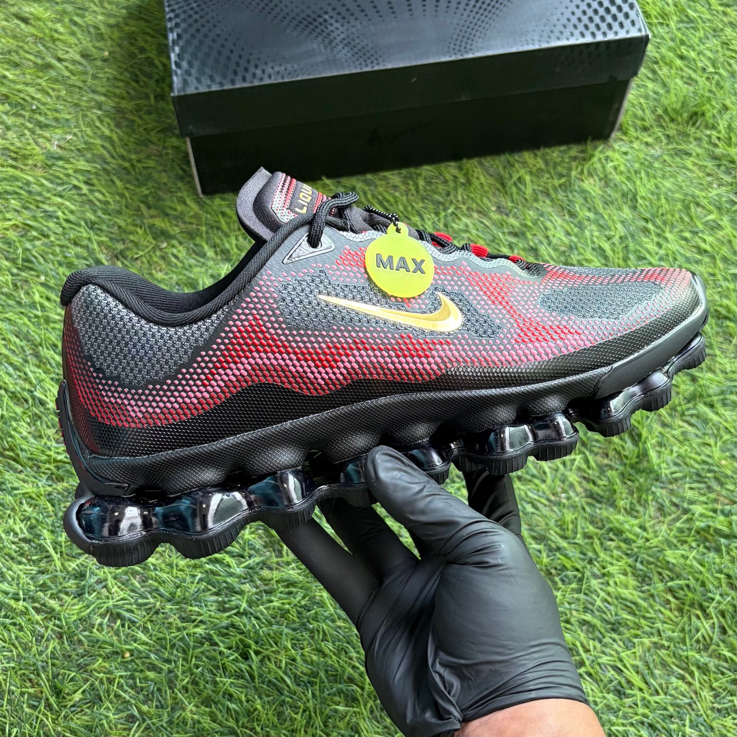 Nike Air Liquid Max “Bright Crimson Fire Red”