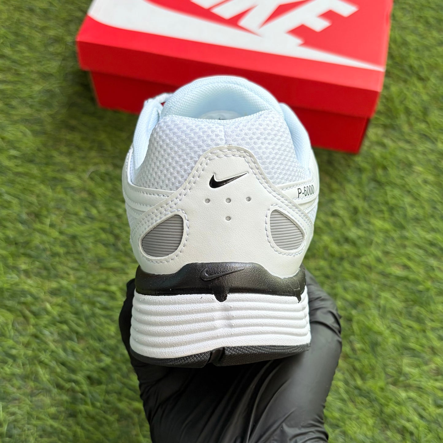 Nike P-6000 "White Metallic Silver Black"