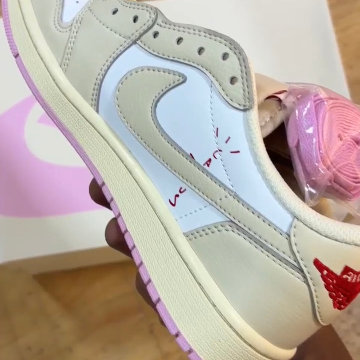 Jordan 1 Retro Low OG SP “Shy Pink”